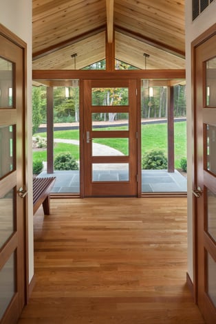9977 Entryway Mahogany Door - Acorn Deck House